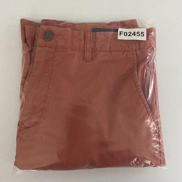 Bonobos Chino Shorts Mens 33 x 11 Washed Red Stretch - Picture 11 of 11